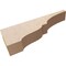 Ekena Millwork 3"W x 18"D x 6"H Thin Asheboro Rough Cedar Woodgrain TimberThane Corbel, Primed Tan CORUR03X18X06ASHRCPR - alternate 5